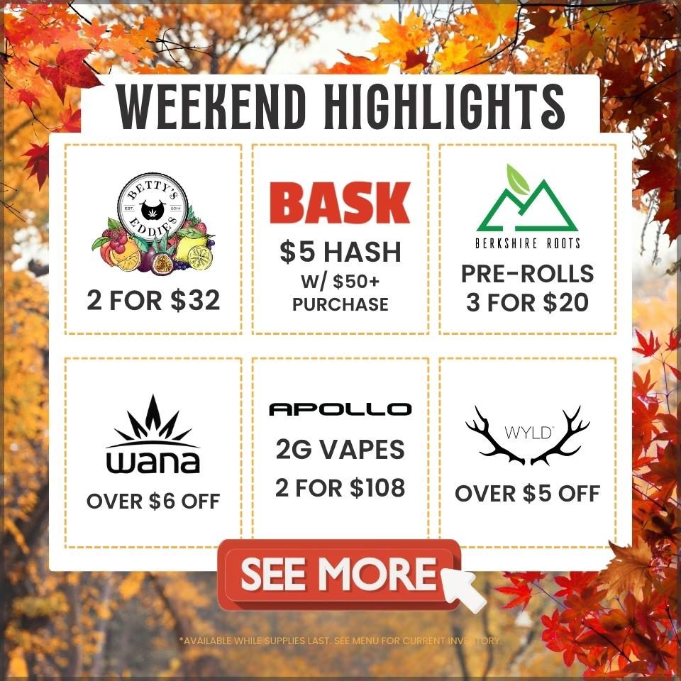 Shop weekend highlights now