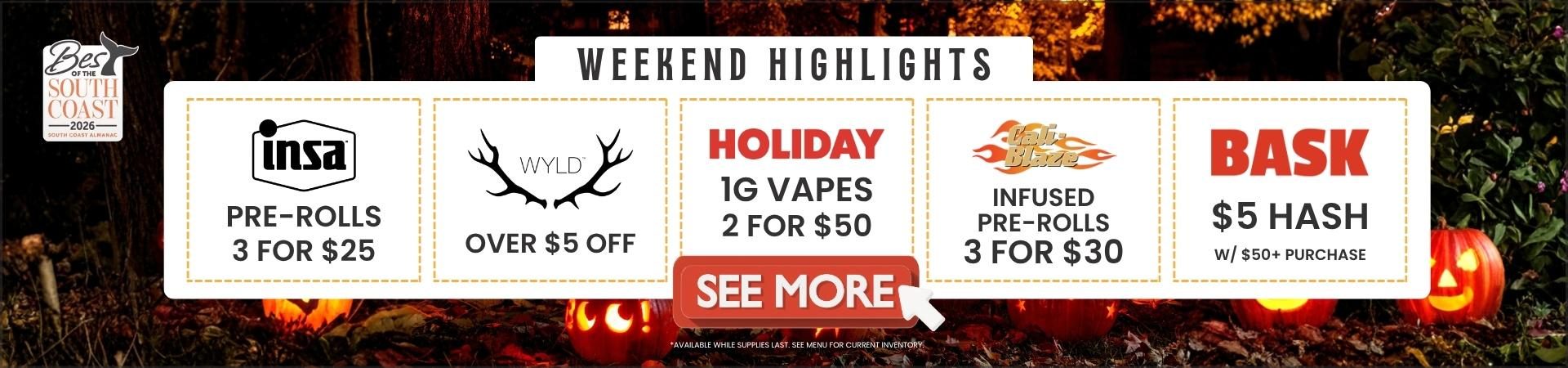 Shop weekend deals now