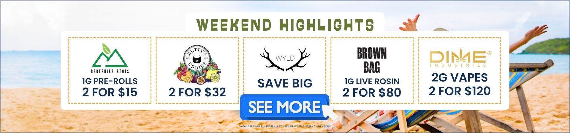 Shop weekend deals now